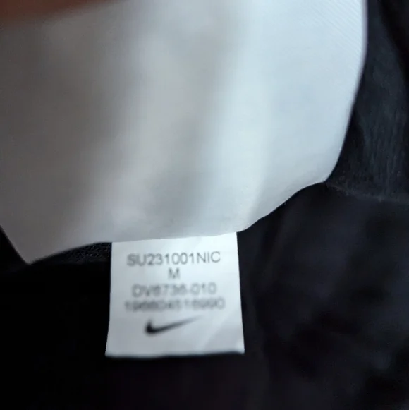 Nike Black Tech Fleece Joggers Womens Size M EC Logo Sweatpants Tap - Picture 10 of 11